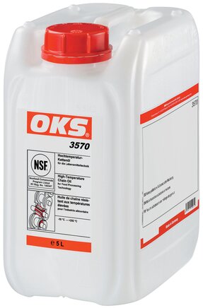 Voorbeeldig Afbeelding: OKS kettingolie voor levensmiddelenindustrie (blik)